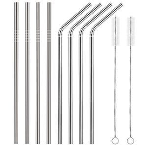 Stainless Steel Straws Kit 10.5 inch