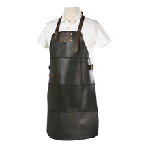 Grill Master Leather Work Apron - Black